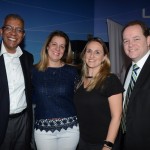 Reifer Souza, da Alatur JTB, Laura Dias, da Kontik, Catia Schick, da United, e Anthony Stevenson, da United