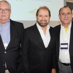 Roy Taylor, do M&E, Guilherme Paulus, da GJP, e Toni Sando, da Unedestinos
