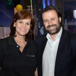 Sandra Passetto, da Air Canada, e Emerson Sanglard, da Copa