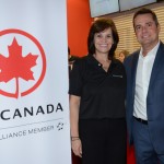 Sandra Passetto e Gleyson Ranieri, da Air Canada