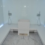 Sauna a vapor, com duchas