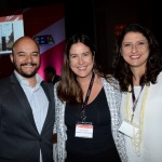 Vinicius Luz, da Unilever, Bruna Duarte, do Marriott, e Kellen Baldonari, do Ranaissance