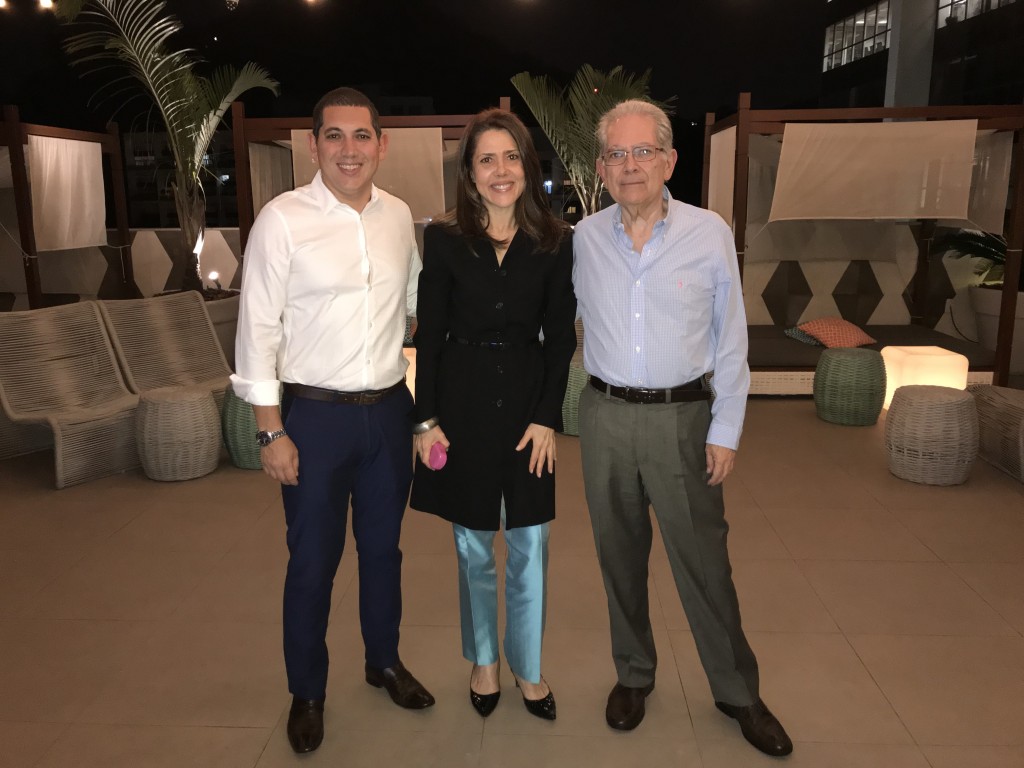 Fabiano Camargo, diretor Signature e CT Operadora, Diana Prudencio, fundadora e diretora-executiva Axis Travel & Business, e Eduardo Camargo, presidente e diretor da Signature e CT Operadora)