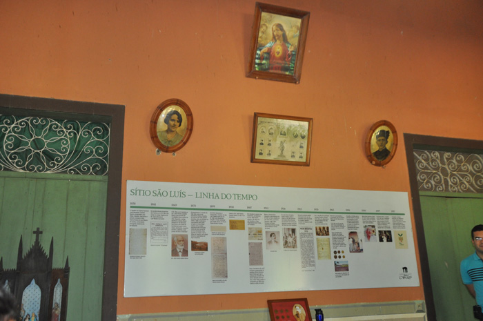O Sitio São Luís oferece uma palestra explicativa da linha do tempo do sitio O Sitio São Luís oferece uma palestra explicativa da linha do tempo do sitio