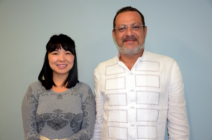 Vivian Nakagawa e Javier Salvador Parra, diretora de Vendas para o Brasil e diretor Geral da Indochina Strings