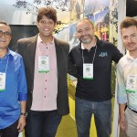 Andrade Filho, do Grupo Aram, Flaviano Simionato, do Continental Inn, Alan França, da Azul Viagens, e Marco Rezende, do Aram Hotéis