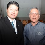 Bruno Omori, presidente da ABIH-SP, e Carlos Silvério, da Graffit