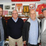 Carlos Eduardo Sixel e Marcelo Florêncio, da TurisPetro, Roy Taylor, do M&E, e José Augusto, de La Petite Galerie de Jouets
