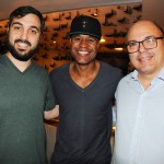 Luis Otero, da CGR Viagens, Marcos Assunção, e Márcio Henrique, da Orcatur