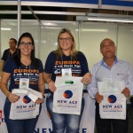 Marcela Luize, Thais Rodrigues e Carlos Leonardi, da New Age