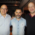 Marcio Henrique, da Orcatur, André Denecial, da Money Turismo, e Klauss de Menezes, da Girotour Viagens-GO