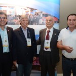 Maurício Gasparini, vereador de Ribeirão Preto, Welson Gasparini, deputado estadual de SP, Rosivaldo Illipront, presidente de honra da Avirrp, e João César, da agência Illipront