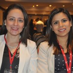 Paola Valderrama, do Inka Terra, e Sharon Del Rosario, do Hilton Garden Inn