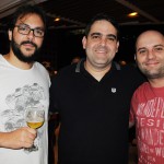 Pedro Vieira, da Sabiá Turismo, Alexandre Veras, da Live Viagens, e Délio Coelho, da Ártico American
