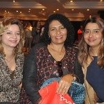 Sonia Leme e Ivonira Lima, da FlyMoon, e Pricila Premici, da Live to Travel