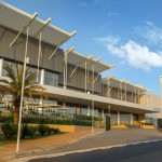 Vista externa do Royal Palm Hall