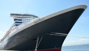 ​Navio Queen Mary 2 chega ao Rio de Janeiro; veja fotos