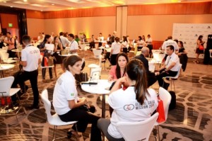 Agentes em evento da Marriott