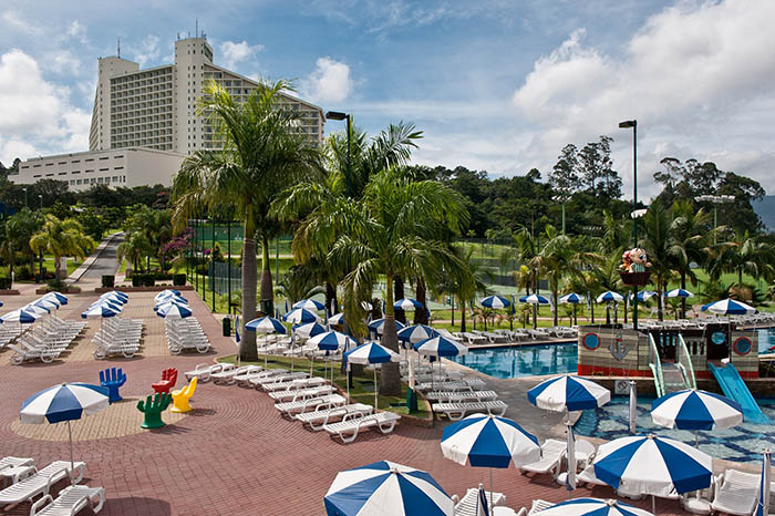 Bourbon Atibaia, próximo de São Paulo, é uma das opções oferecidas pela operadora (Foto: Resorts Bourbon)