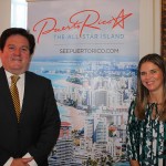 Enrique Banuchi, diretor de MKT de Porto Rico e Roberta Braga, gerente Brasil Enrique Banuchi, diretor de MKT de Porto Rico e Roberta Braga, gerente Brasil