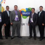 Luis Floriano, do Concais, Marco Lomanto, da Embratur, Alexandre Gomes e Américo Relvas, do Pier Mauá, Vitor Bauab, do M&E, e Miguel Jerônimo, da Embratur Luis Floriano, do Concais, Marco Lomanto, da Embratur, Alexandre Gomes e Américo Relvas, do Pier Mauá, Vitor Bauab, do M&E, e Miguel Jerônimo, da Embratur