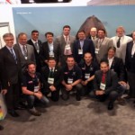 Parte da delegação do Brasil no Seatrade Parte da delegação do Brasil no Seatrade