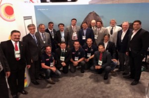 Parte da delegação do Brasil no Seatrade
