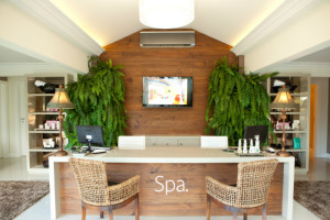 Recepção do Infinity Blue Spa