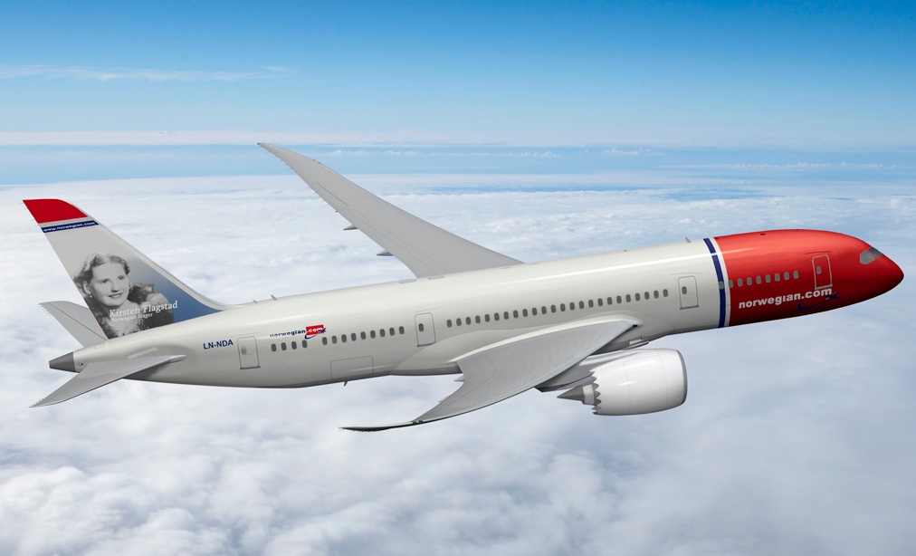 Companhias pressionarão Donald Trump para proibir operações da Norwegian nos EUA 1 787-8norwegianair