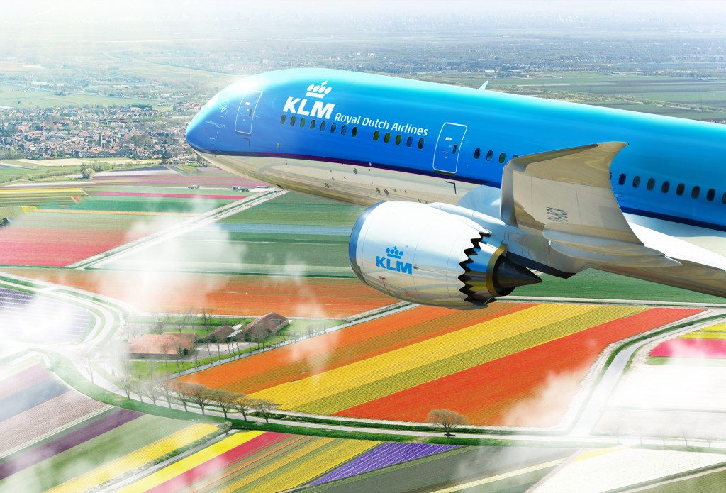 KLM oferece tarifas promocionais para Amsterdã 787-900-C1-bollenveld-001