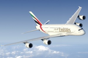 Emirates A380 - Foto: Divulgação Emirates Airline