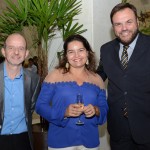 Abraham Guruitch, da Ecologi Turismo, Líbia Macedo, do Conceito Lazer, e João Bueno, da ABR Abraham Guruitch, da Ecologi Turismo, Líbia Macedo, do Conceito Lazer, e João Bueno, da ABR