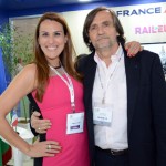 Adriana Martins, da Air France, e Jean-Philippe Pérol, da Atout France Adriana Martins, da Air France, e Jean-Philippe Pérol, da Atout France