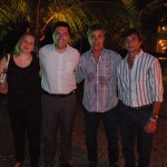 Alejandra, Daniel Monteiro Ferreiro, da Consult House Turismo, Daniel Rozadilla, da Interlands e Juan Manuel Fernandes, da All Seasons