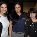 Ana Bustamante, do HotelBeds, Camila Ketzen e Paula Vasconcelos, da GJP