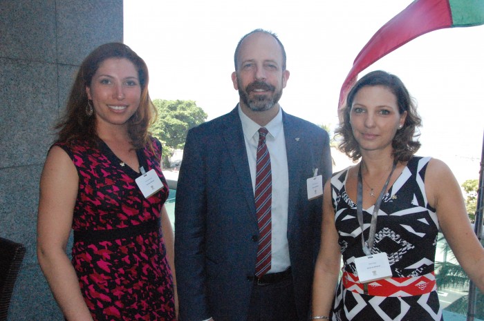 Relais & Châteaux promove roadshow no Rio para retomar presença brasileira 1 Ana Lúcia Severo, da Cap Amazon, e David Woodward e Nelly Pager, da Relais Chateaux