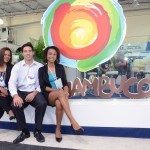 Andrea Coutinho, Arthur Farias e Deise Gomes, do Eno Hotel