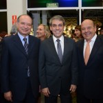 Antônio Américo, da Azul, Fernando Santos, e José Roberto Trinca, da American Airlines