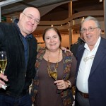 Armindo Rocha e Denise Lhamas, da Check-in Viagens, e Leslie Benveniste, do Visit Tampa Bay