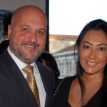 Carlos Vasque, da Esferatur com Leonor Bernhoeft