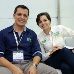 Carlos Barbosa, do Turismo de Aruba, e Giovana Alves, do M&E Carlos Barbosa, do Turismo de Aruba, e Giovana Alves, do M&E