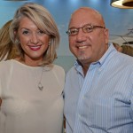 Catia Frias, da American Airlines, e Marcelo Leone, da Agaxtur