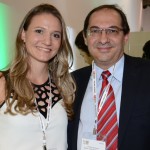 Cinthia Marques e  Márcio Nascimento, do Ministerio do Turismo