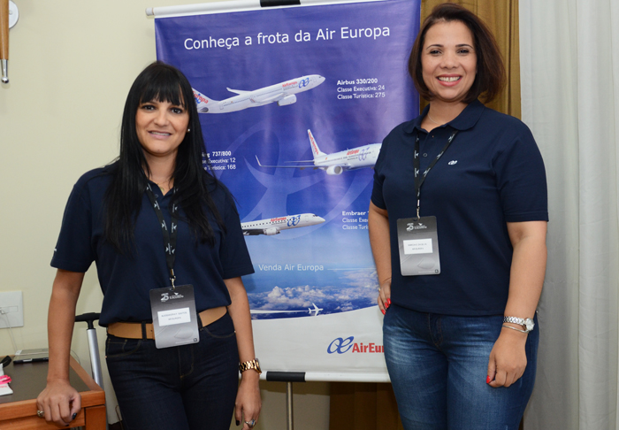 Air Europa já voa com A330 renovado na rota SP-Madri 1 Alessandra Feitosa e Marcia Silva, da Air Europa