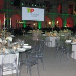 Decoração estava impecável para a premiação