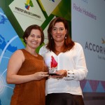 Eliana Ribon, da Accor Hotels, e Andréa Guimarães, da Aviesp Eliana Ribon, da Accor Hotels, e Andréa Guimarães, da Aviesp