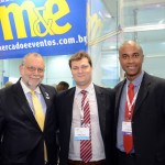 Enrique Matin-Ambrosio, da AirEuropa, Felipe Dias, da CVC, e Luiz Sobrinho, da AirEuropa Enrique Matin-Ambrosio, da AirEuropa, Felipe Dias, da CVC, e Luiz Sobrinho, da AirEuropa