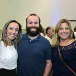 Janaina Vieira, da Visual, Marcio Abrantes, da Soyuz Viagens, e Fabiane Galdino, da Pique Tur Janaina Vieira, da Visual, Marcio Abrantes, da Soyuz Viagens, e Fabiane Galdino, da Pique Tur