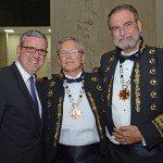 Juan Pablo de Vera, do SPCVB, Roland Bonadona e Ibrahim Georges Tahtouh, da Academia Brasileira de Eventos e Turismo Juan Pablo de Vera, do SPCVB, Roland Bonadona e Ibrahim Georges Tahtouh, da Academia Brasileira de Eventos e Turismo