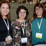 Juliska Azevedo e Ana Maria da Costa, da Emprotur, e Vanessa Paganelli, da CNC